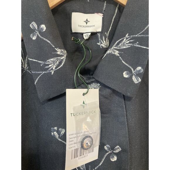 Tuckernuck Black Meadow Rue Marley Dress Size XXL Short Sleeve - Picture 4 of 6